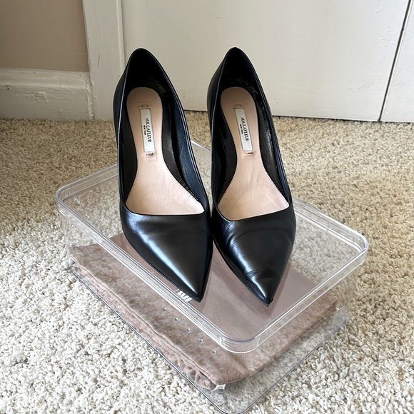 MM Lafleur Shoes - M.M. LaFleur Ginger Pump Napa Leather - Black - Size 36